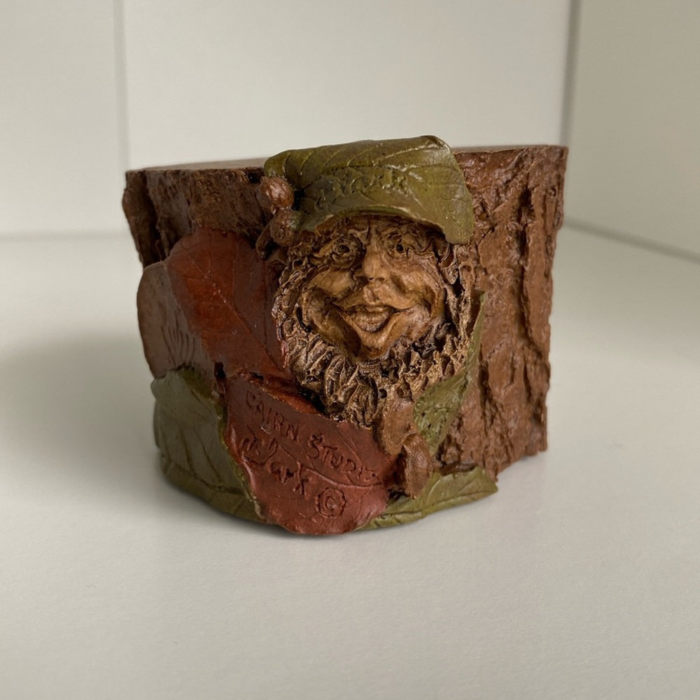 Tom Clark Cairn Studio Gnome stump riser 3 signed numbered forest nature fantasy